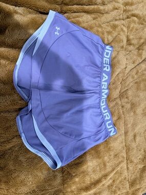 Under Armour Lavender/Purple Athletic Running Shorts